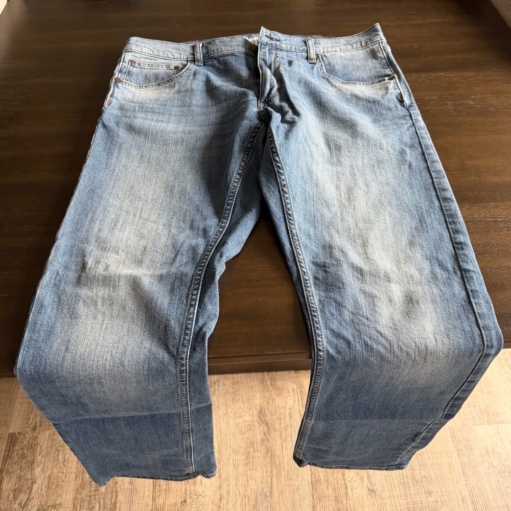 Wrangler Light Blue Men's Straight Jeans